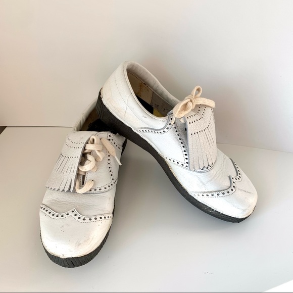 Vintage TRETORN Swedish Leather Golf Spikes—SZ 6 - Picture 1 of 14